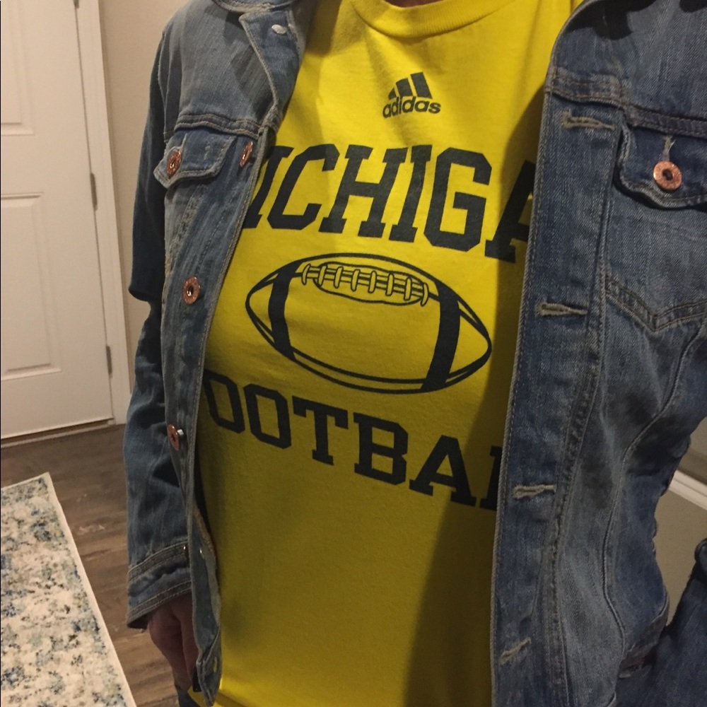 Adidas Michigan Football Tee
